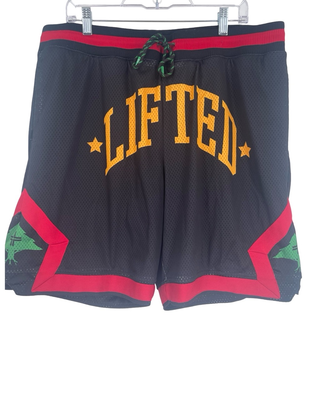 LRG Lifted Research Group Mens LRG Resolutionary Lifted Mesh Shorts 2XL 2X-LARGE
